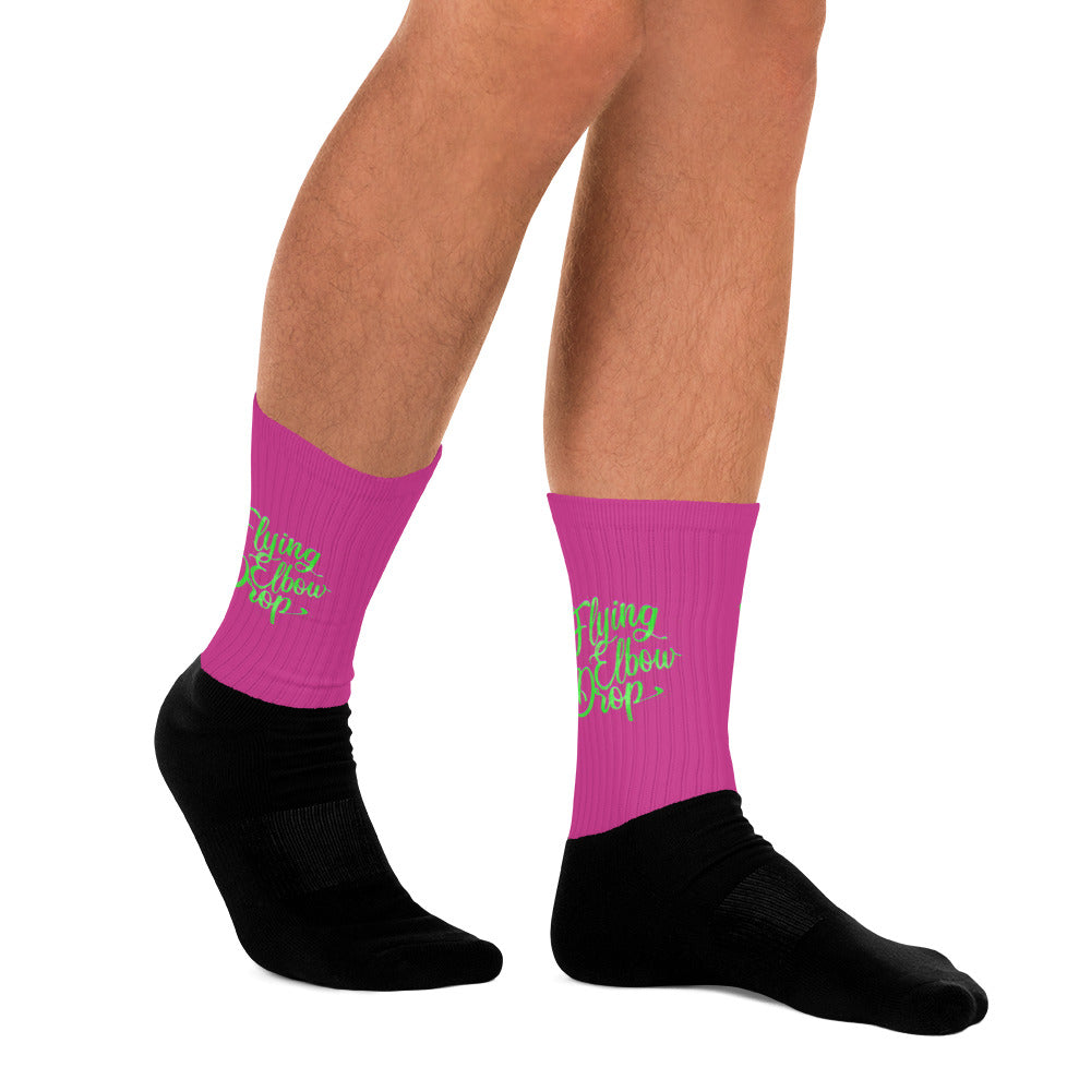 Flying Elbow Drop Socks