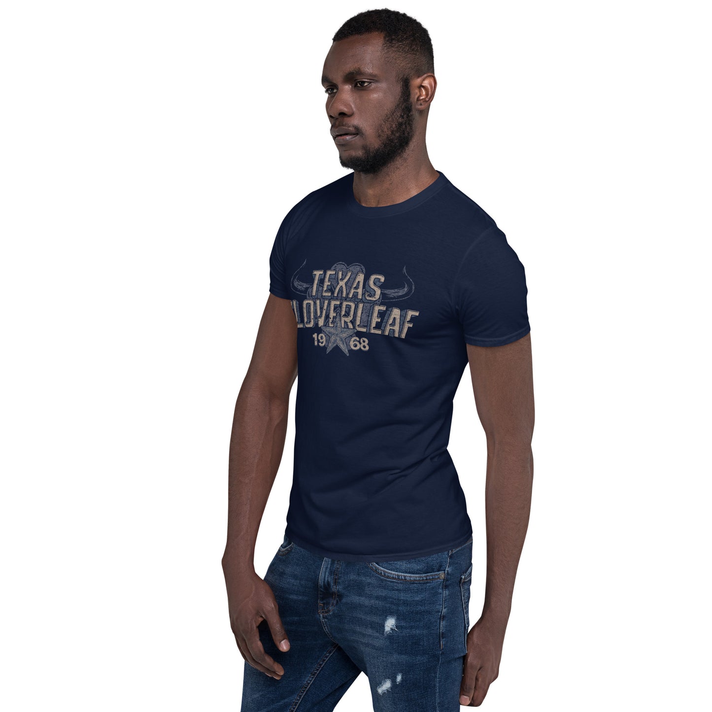 Texas Cloverleaf Navy T-Shirt