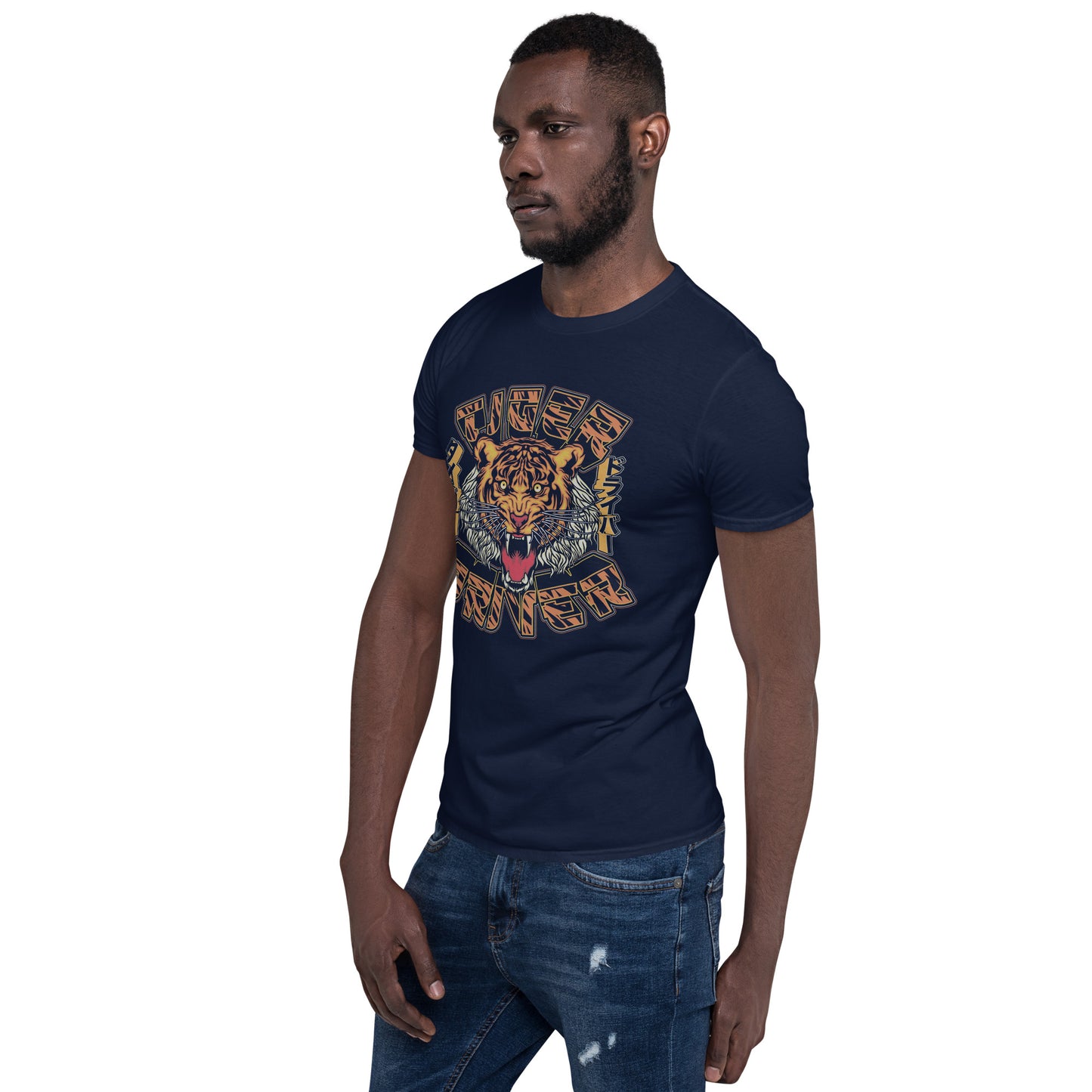 Tiger Driver Navy T-Shirt