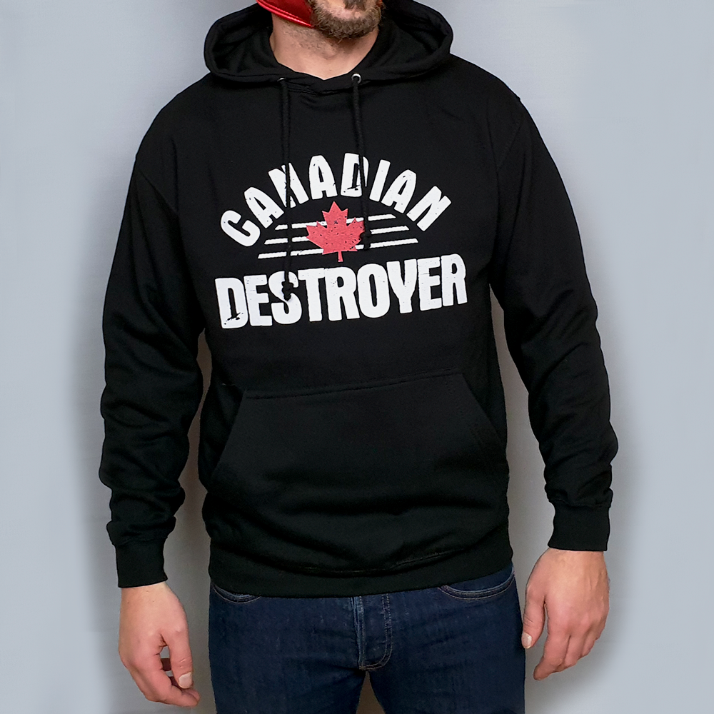 Canadian Destroyer Black Hoodie