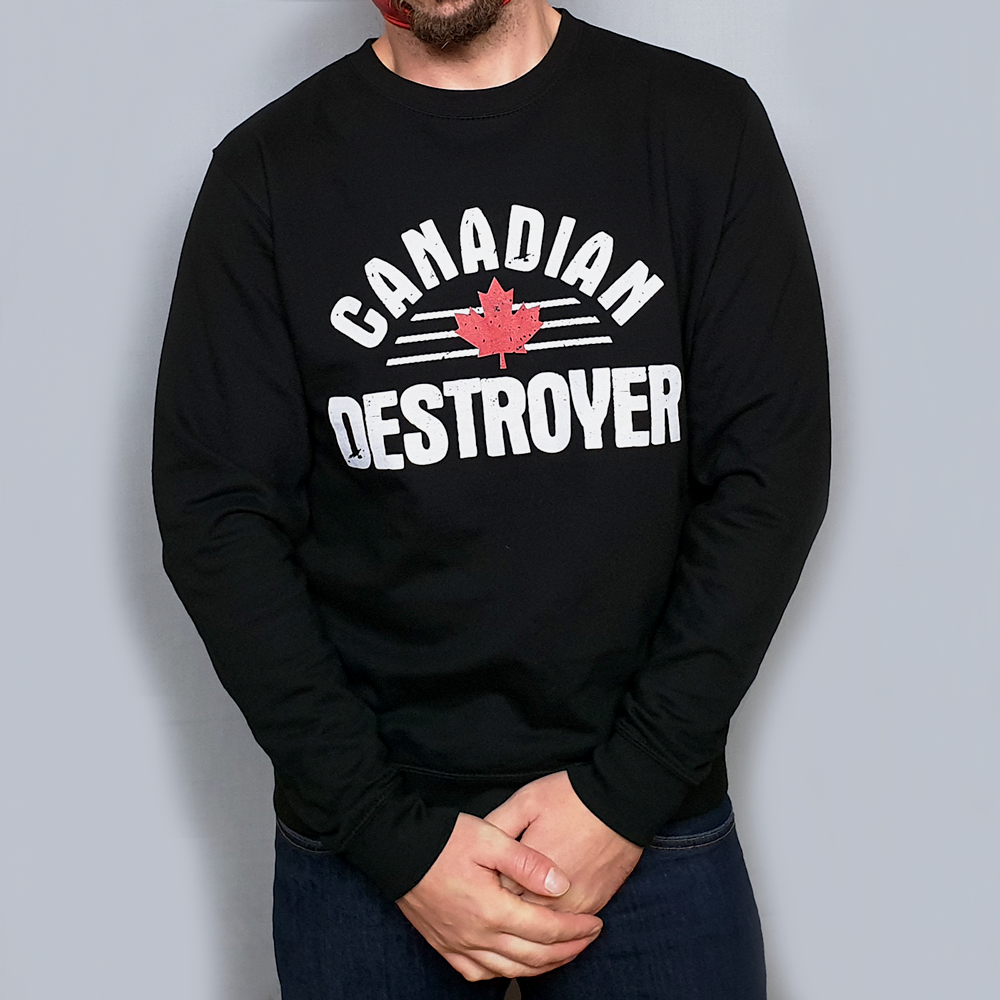 Canadian Destroyer Black Sweatshirt