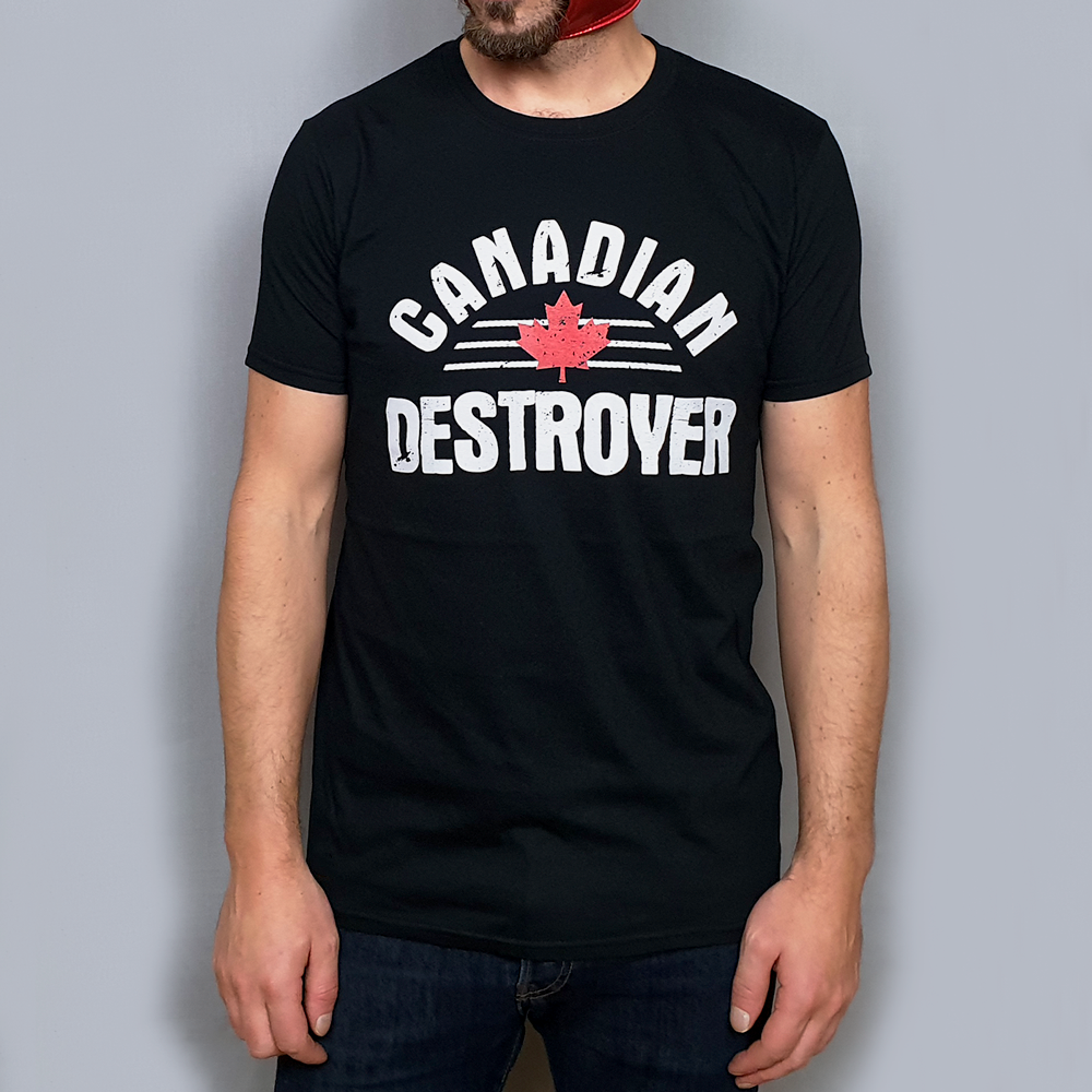 Canadian Destroyer Black T-Shirt