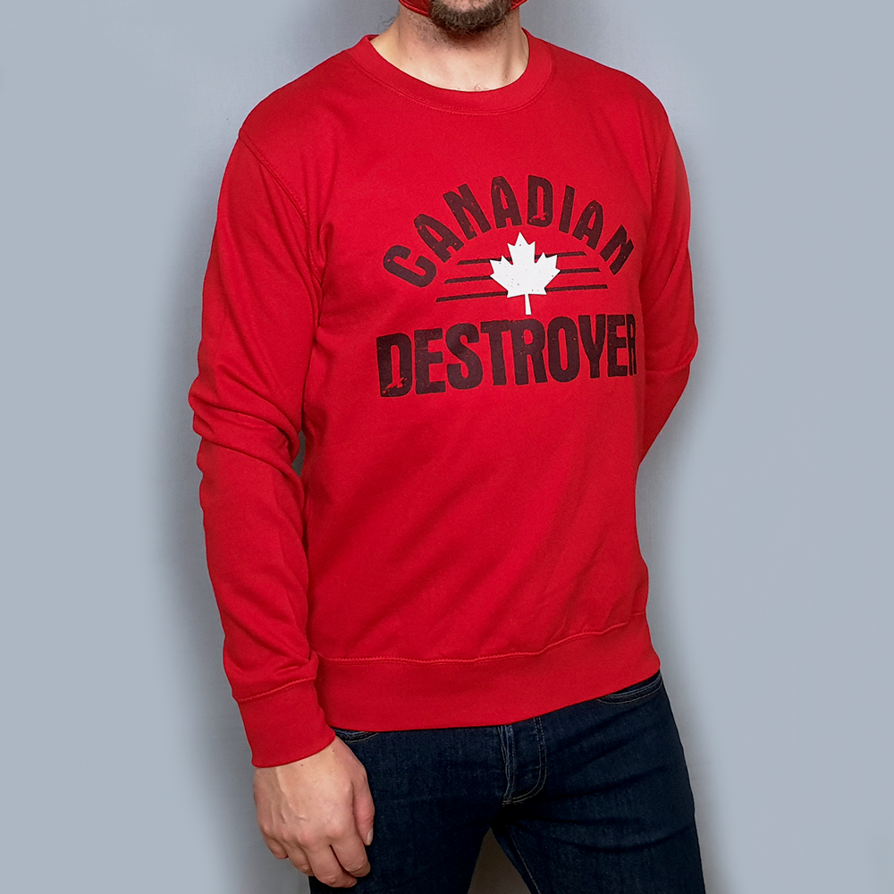 Canadian Destroyer Red Sweatshirt