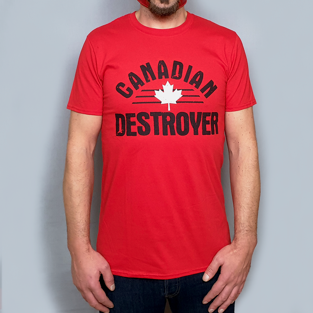 Canadian Destroyer Red T-Shirt