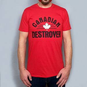 Canadian Destroyer Red T-Shirt