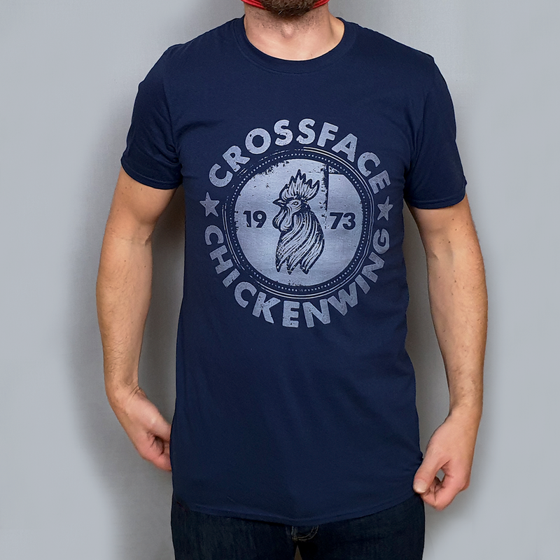 Crossface Chickenwing Navy T-Shirt