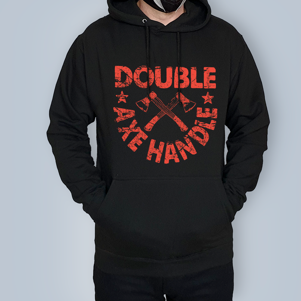 Double Axe Handle Black Hoodie