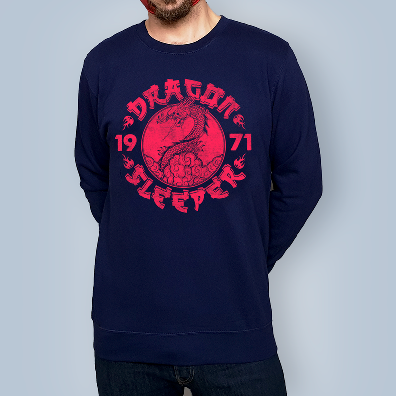 Dragon Sleeper Navy Sweatshirt