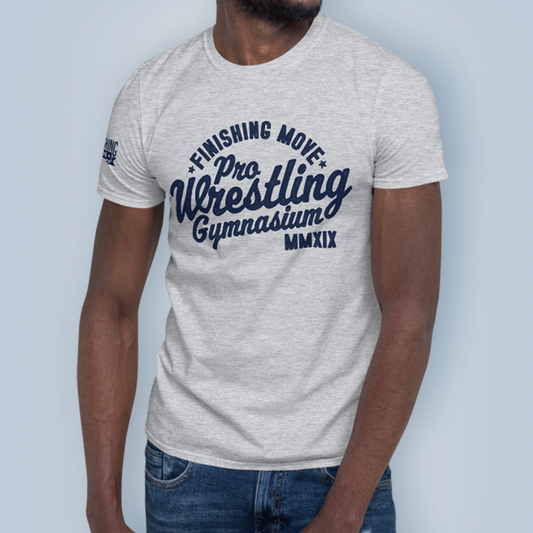 Finishing Move Pro Wrestling Gymnasium Heather Grey T-Shirt