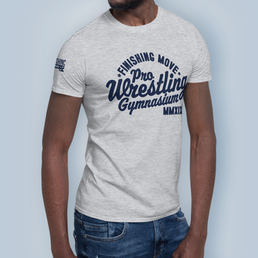 Finishing Move Pro Wrestling Gymnasium Heather Grey T-Shirt