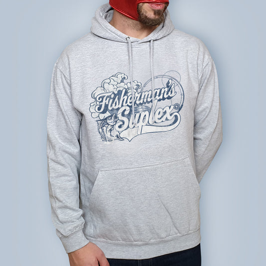 Fisherman's Suplex Heather Grey Hoodie