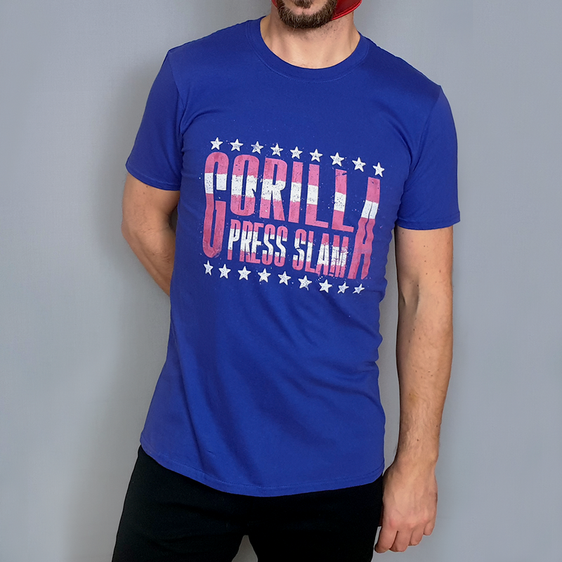 Gorilla Press Slam Blue T-Shirt