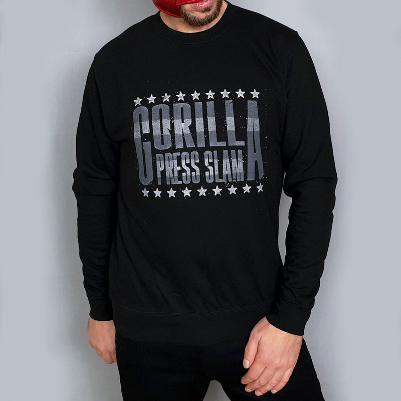 Gorilla Press Slam Black Sweatshirt