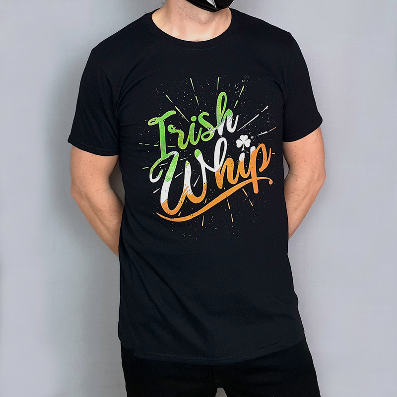 Irish Whip Black T-Shirt