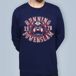 Running Powerslam Navy Sweatshirt