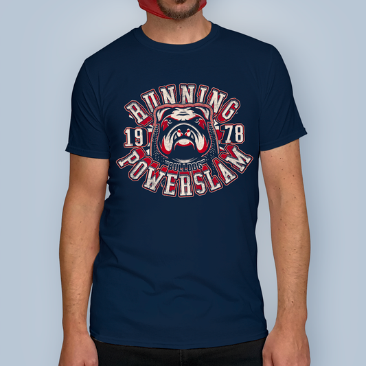 Running Powerslam Navy T-Shirt