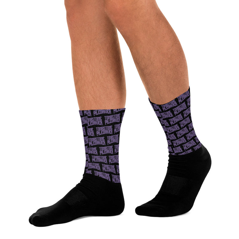 Tombstone Piledriver Pattern Socks