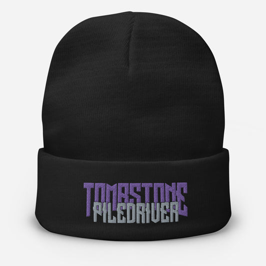 Tombstone Piledriver Embroidered Beanie