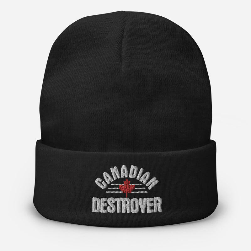 Canadian Destroyer Embroidered Beanie